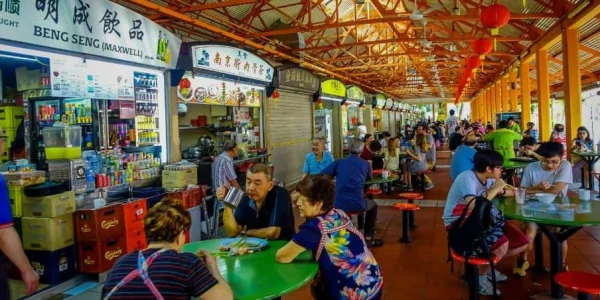 Chinatown Hawker Leftovers Consumption